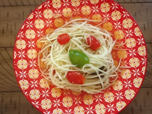 Papaya Salad (Somtum) from Senlek Thai Rice & Noodles.