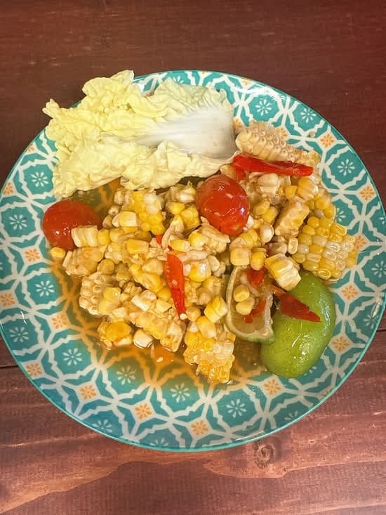 Corn Salad from Senlek Thai Rice & Noodles.