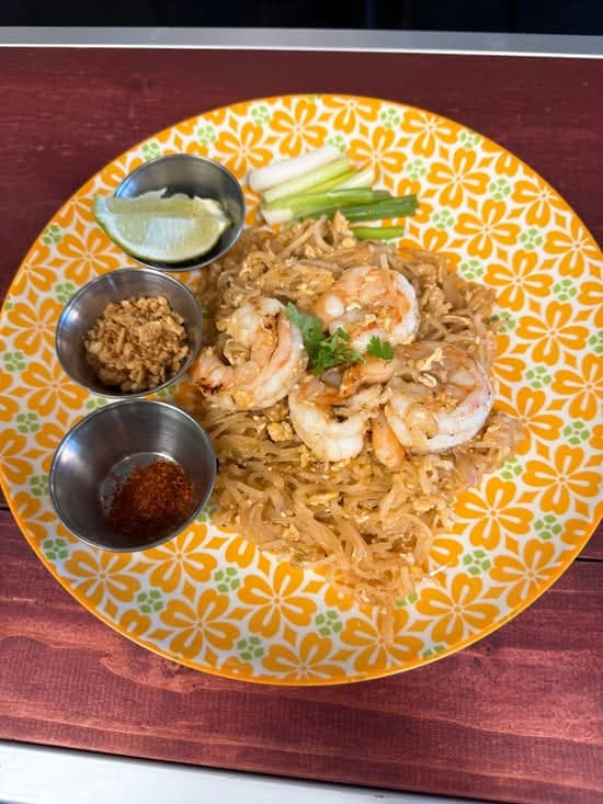 Pad Thai served at Senlek Thai Rice & Noodles.